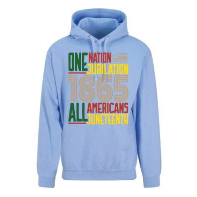 Junenth African American Black History 1865 Junenth Cool Gift Unisex Surf Hoodie