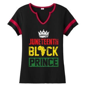 Juneteenth Afro American Boy Son Family Matching Juneteenth Ladies Halftime Notch Neck Tee