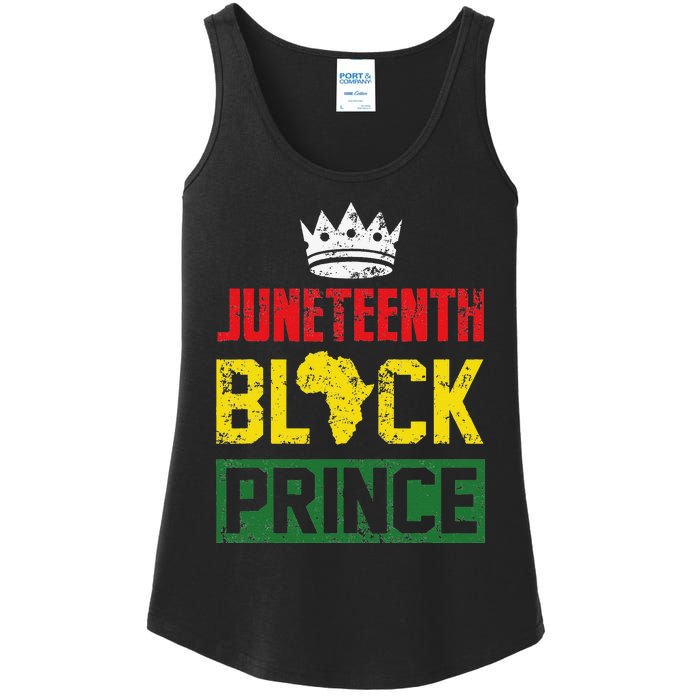 Juneteenth Afro American Boy Son Family Matching Juneteenth Ladies Essential Tank