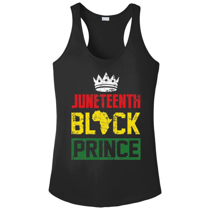 Juneteenth Afro American Boy Son Family Matching Juneteenth Ladies PosiCharge Competitor Racerback Tank