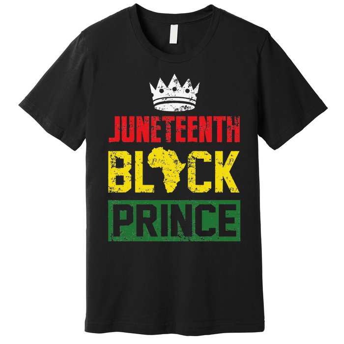 Juneteenth Afro American Boy Son Family Matching Juneteenth Premium T-Shirt