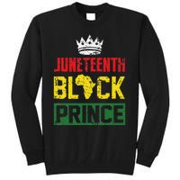 Juneteenth Afro American Boy Son Family Matching Juneteenth Tall Sweatshirt