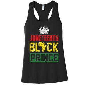 Juneteenth Afro American Boy Son Family Matching Juneteenth Women's Racerback Tank