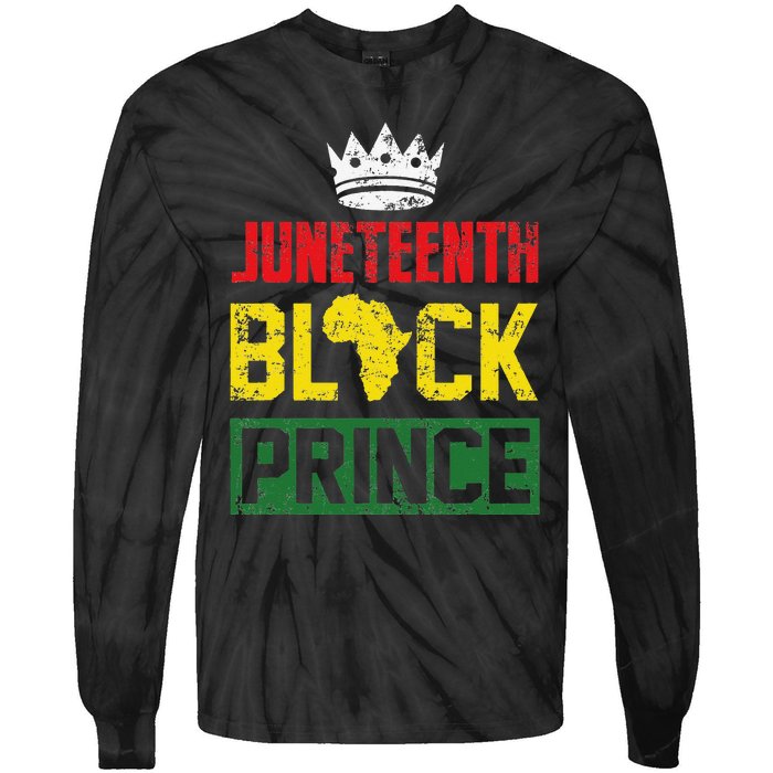 Juneteenth Afro American Boy Son Family Matching Juneteenth Tie-Dye Long Sleeve Shirt