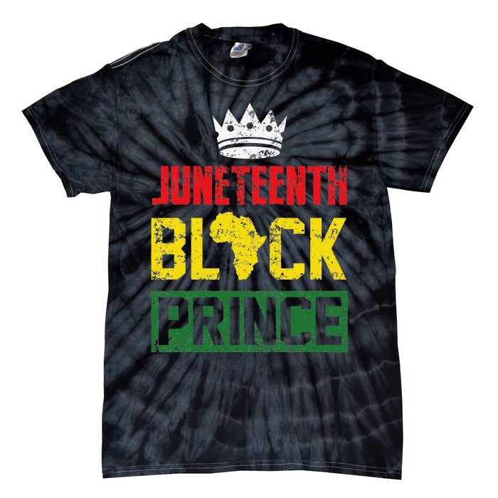 Juneteenth Afro American Boy Son Family Matching Juneteenth Tie-Dye T-Shirt