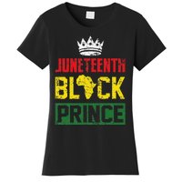 Juneteenth Afro American Boy Son Family Matching Juneteenth Women's T-Shirt