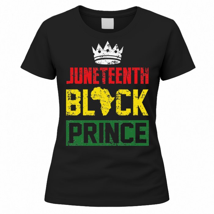 Juneteenth Afro American Boy Son Family Matching Juneteenth Women's T-Shirt