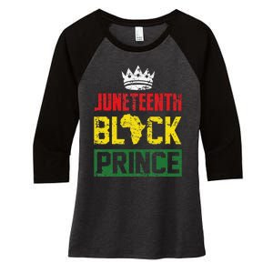 Juneteenth Afro American Boy Son Family Matching Juneteenth Women's Tri-Blend 3/4-Sleeve Raglan Shirt