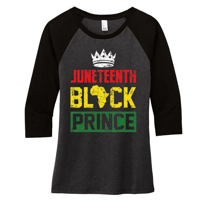 Juneteenth Afro American Boy Son Family Matching Juneteenth Women's Tri-Blend 3/4-Sleeve Raglan Shirt