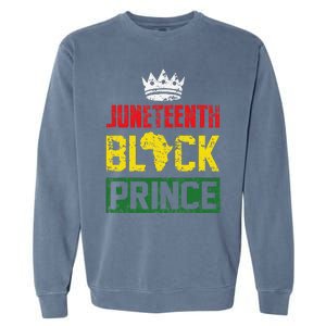 Juneteenth Afro American Boy Son Family Matching Juneteenth Garment-Dyed Sweatshirt