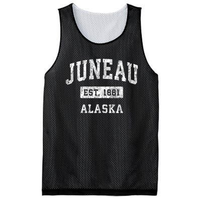 Juneau Alaska Ak Vintage Established Sports Mesh Reversible Basketball Jersey Tank