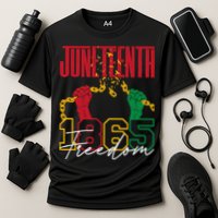 Juneteenth African American Freedom Black Pride Juneteenth Cooling Performance Crew T-Shirt