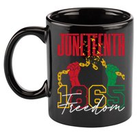 Juneteenth African American Freedom Black Pride Juneteenth 11oz C Handle Ceramic Mug