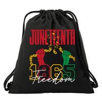 Juneteenth African American Freedom Black Pride Juneteenth Drawstring Bag