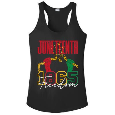 Juneteenth African American Freedom Black Pride Juneteenth Ladies PosiCharge Competitor Racerback Tank