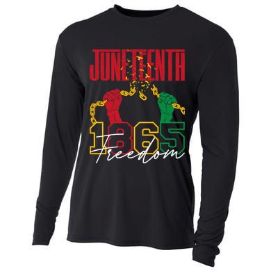 Juneteenth African American Freedom Black Pride Juneteenth Cooling Performance Long Sleeve Crew