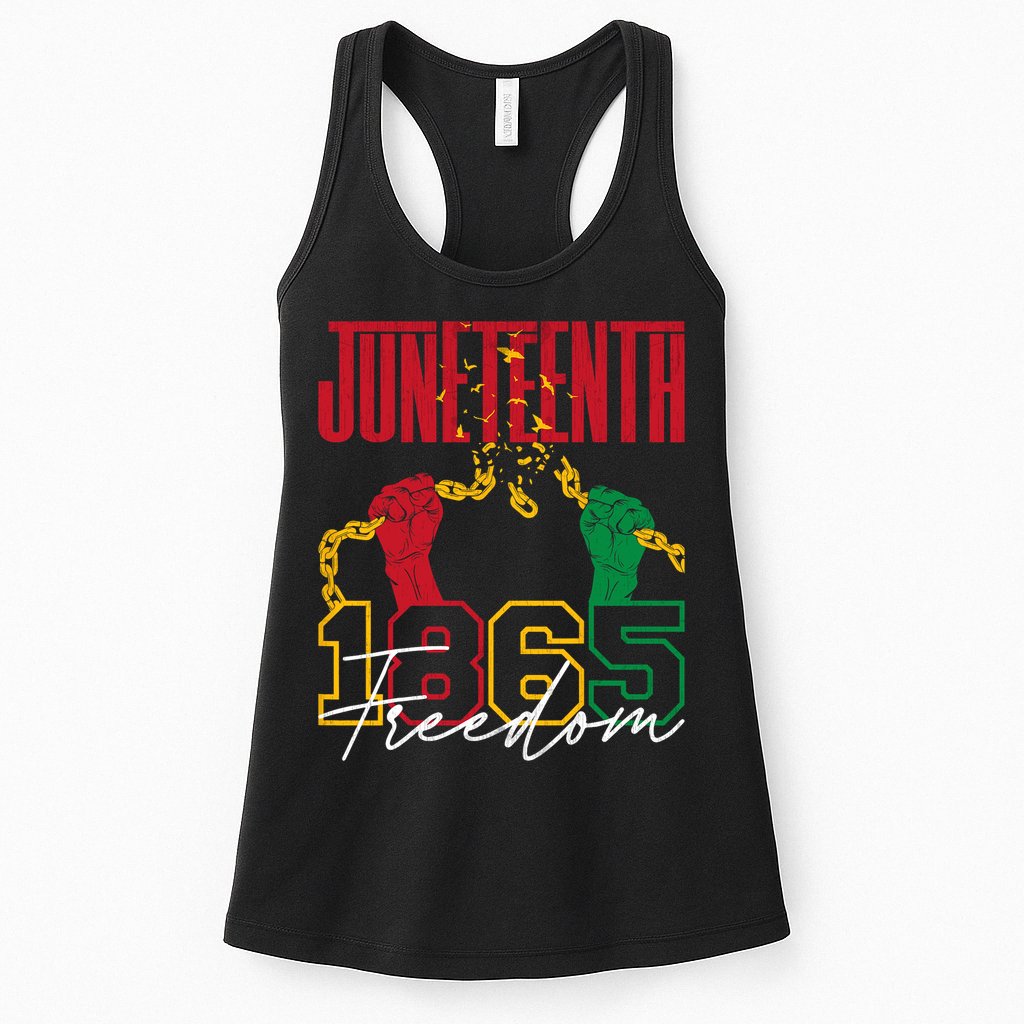 Juneteenth African American Freedom Black Pride Juneteenth Womens Tank Top