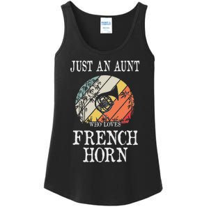 Just An Aunt Who Loves French Horn Ladies Essential Tank