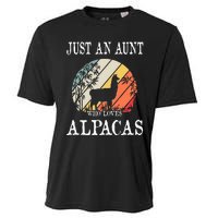 Just An Aunt Who Loves Alpacas Cooling Performance Crew T-Shirt