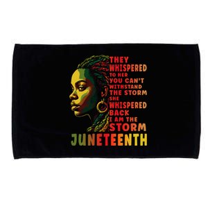 Juneteenth Afro American Black Women Black History Microfiber Hand Towel