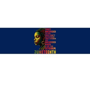 Juneteenth Afro American Black Women Black History Bumper Sticker