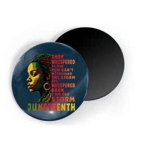 Juneteenth Afro American Black Women Black History Magnet