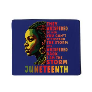 Juneteenth Afro American Black Women Black History Mousepad