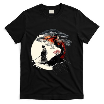 Japanese Art Aikido Tree Of Life Peace Art Of War Samurai T-Shirt