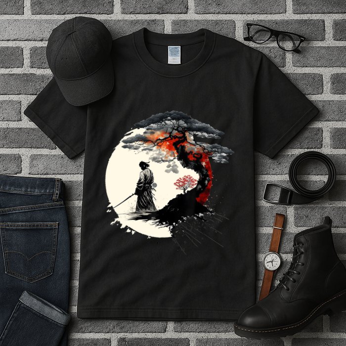 Japanese Art Aikido Tree Of Life Peace Art Of War Samurai Tall T-Shirt