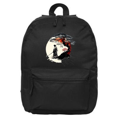 Japanese Art Aikido Tree Of Life Peace Art Of War Samurai 16 in Basic Backpack