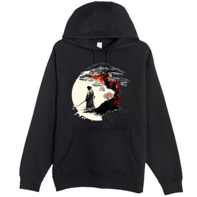 Japanese Art Aikido Tree Of Life Peace Art Of War Samurai Premium Pullover Hoodie