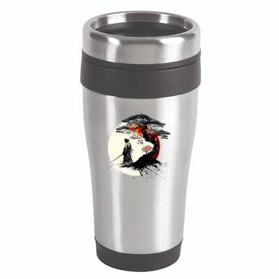 Japanese Art Aikido Tree Of Life Peace Art Of War Samurai 16oz Travel Tumbler