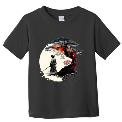 Japanese Art Aikido Tree Of Life Peace Art Of War Samurai Toddler T-Shirt