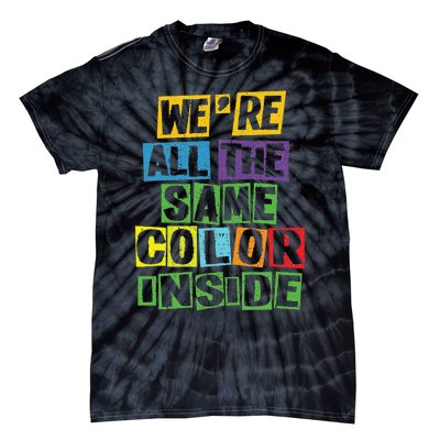 Juneteenth Africa Ancestors Freedom Month We're All The Same Tie-Dye T-Shirt