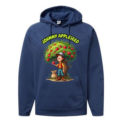 Johnny Appleseed Apple Day Sept 26 Celebrate Legends Performance Fleece Hoodie