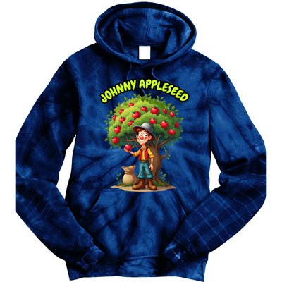 Johnny Appleseed Apple Day Sept 26 Celebrate Legends Tie Dye Hoodie