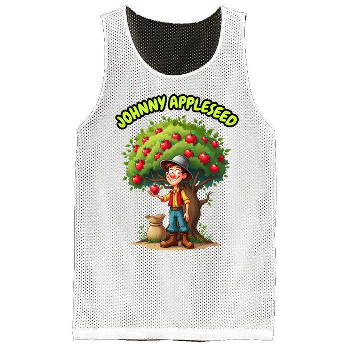 Johnny Appleseed Apple Day Sept 26 Celebrate Legends Mesh Reversible Basketball Jersey Tank