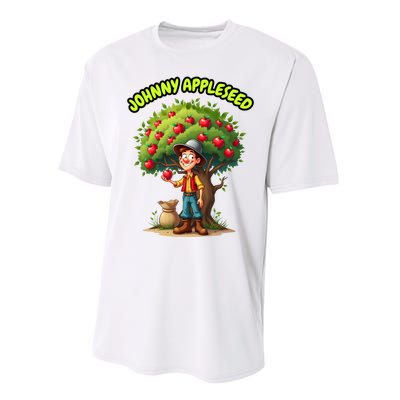 Johnny Appleseed Apple Day Sept 26 Celebrate Legends Performance Sprint T-Shirt