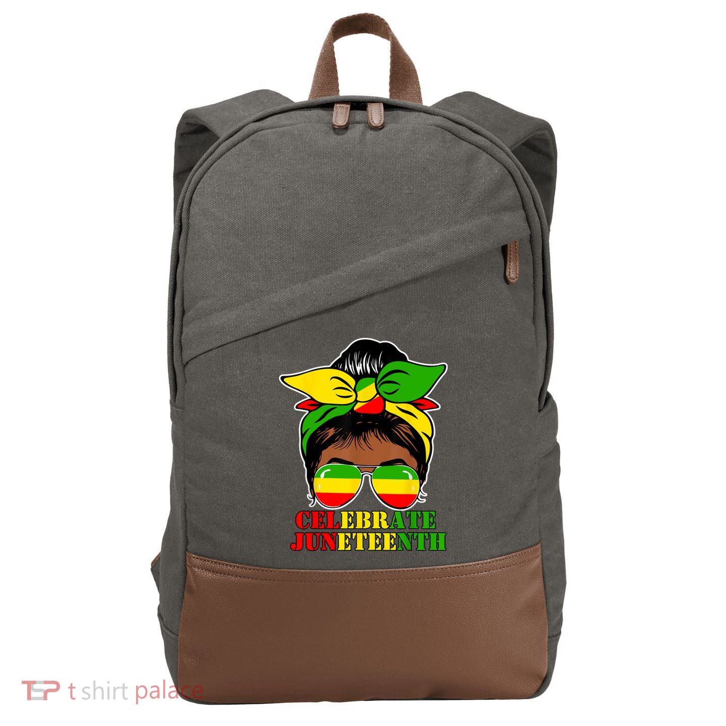 Juneteenth African American Black History June 19 Cotton Canvas Backpack