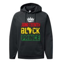 Juneteenth Afro American Boy Son Family Matching Juneteenth Performance Fleece Hoodie