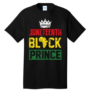 Juneteenth Afro American Boy Son Family Matching Juneteenth Tall T-Shirt