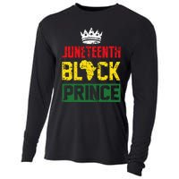 Juneteenth Afro American Boy Son Family Matching Juneteenth Cooling Performance Long Sleeve Crew