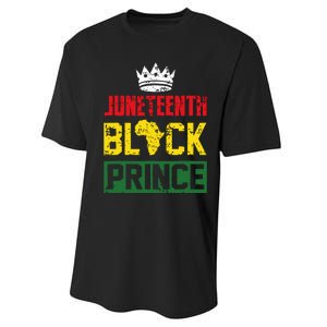 Juneteenth Afro American Boy Son Family Matching Juneteenth Performance Sprint T-Shirt