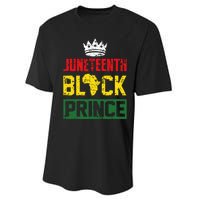 Juneteenth Afro American Boy Son Family Matching Juneteenth Performance Sprint T-Shirt