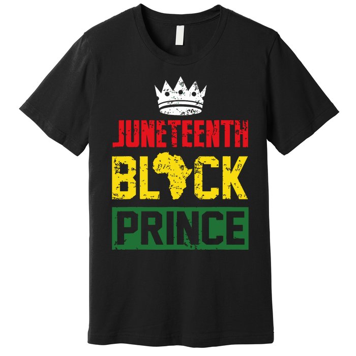 Juneteenth Afro American Boy Son Family Matching Juneteenth Premium T-Shirt