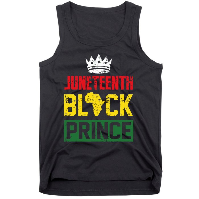 Juneteenth Afro American Boy Son Family Matching Juneteenth Tank Top