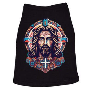 Jesus Abstract Art Doggie Tank