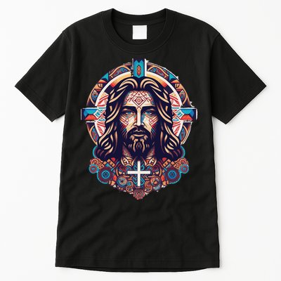 Jesus Abstract Art Tall T-Shirt