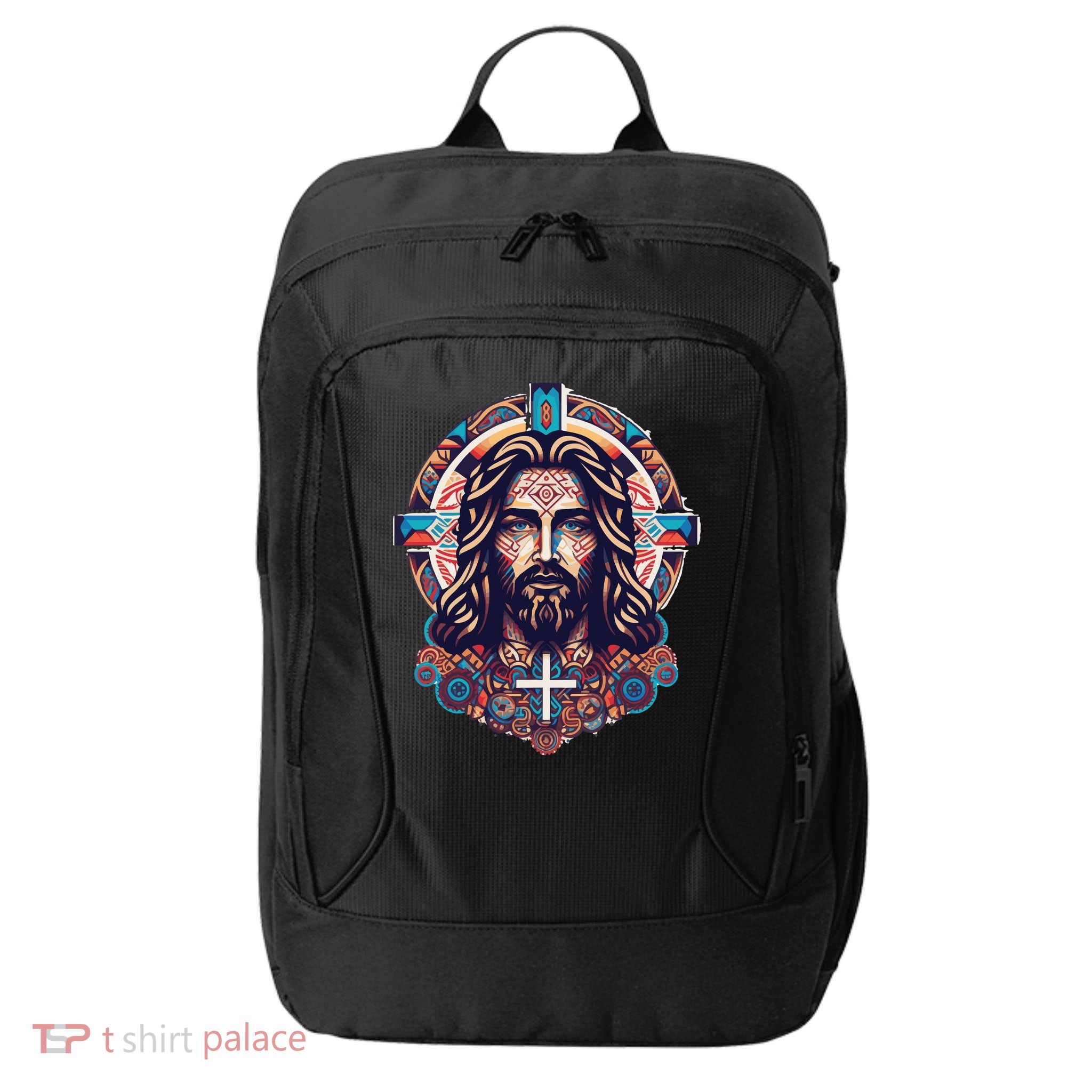 Jesus Abstract Art City Backpack