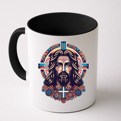Jesus Abstract Art Mug